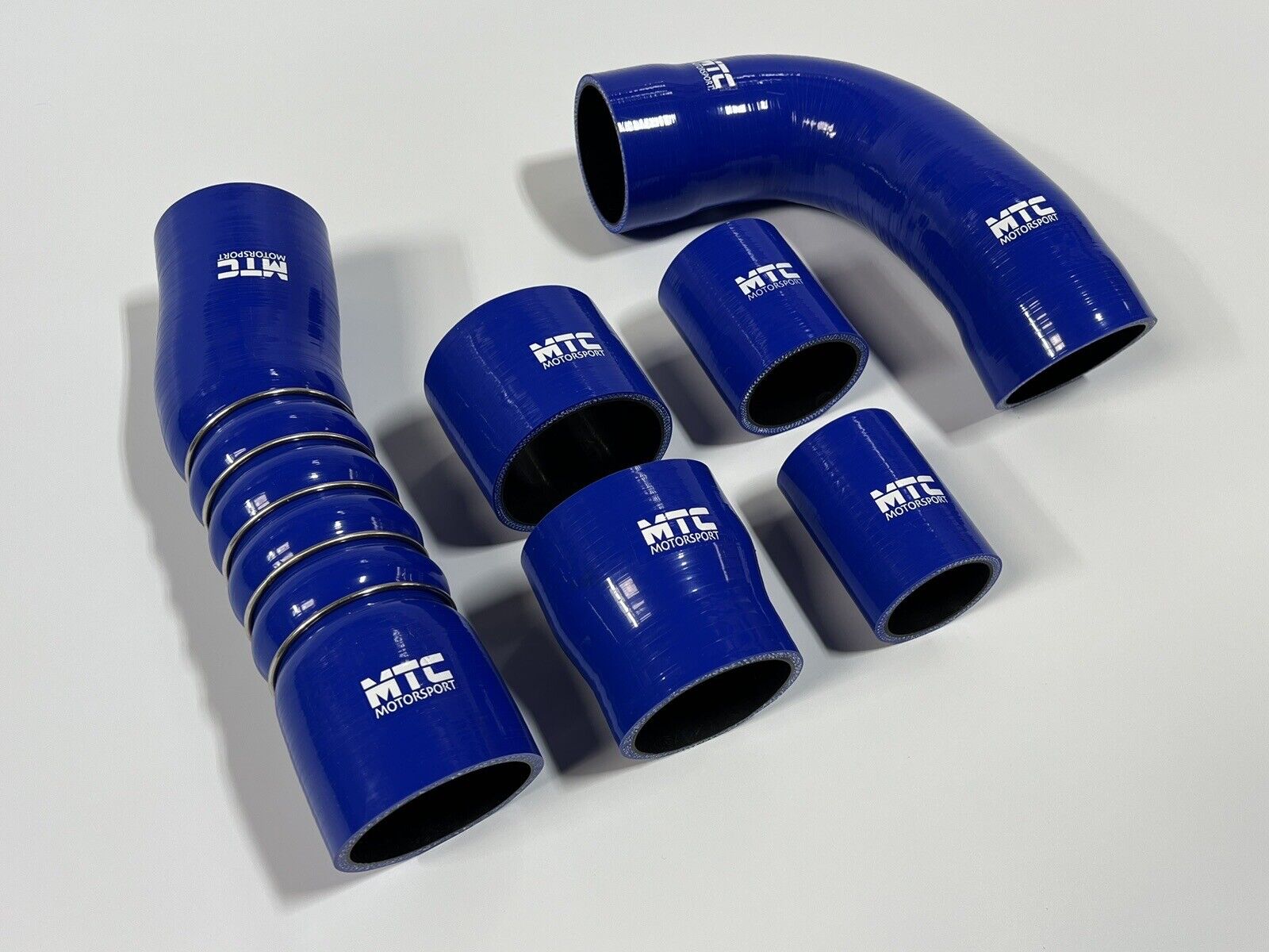 MTC MOTORSPORT AUDI TTRS 8S 2015-21 SILICONE BOOST HOSE KIT TURBO HOSES BLUE