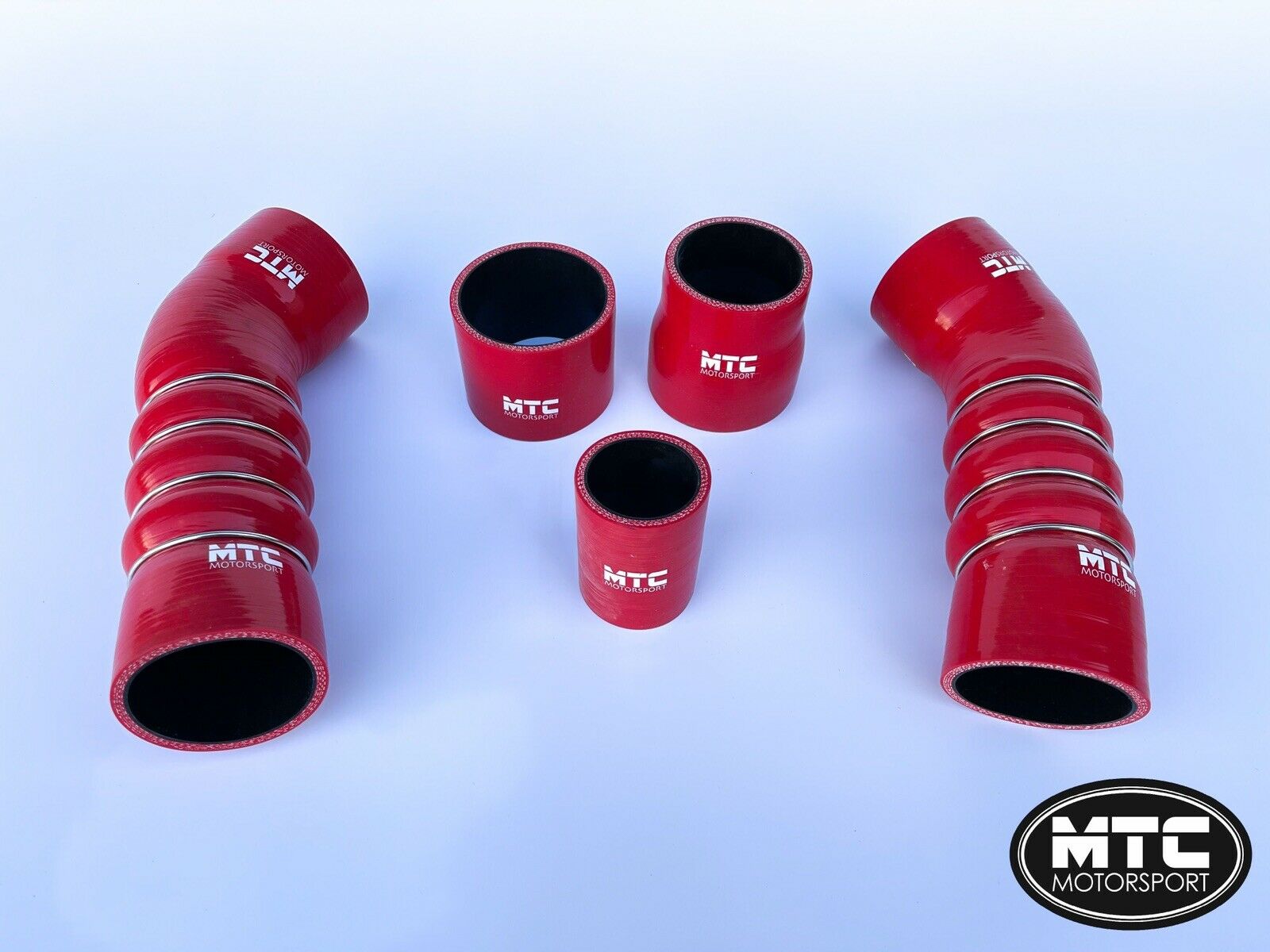 Audi RS3 Silicone Boost Hoses Turbo MK2 8P Pre Facelift Red | MTC Motorsport