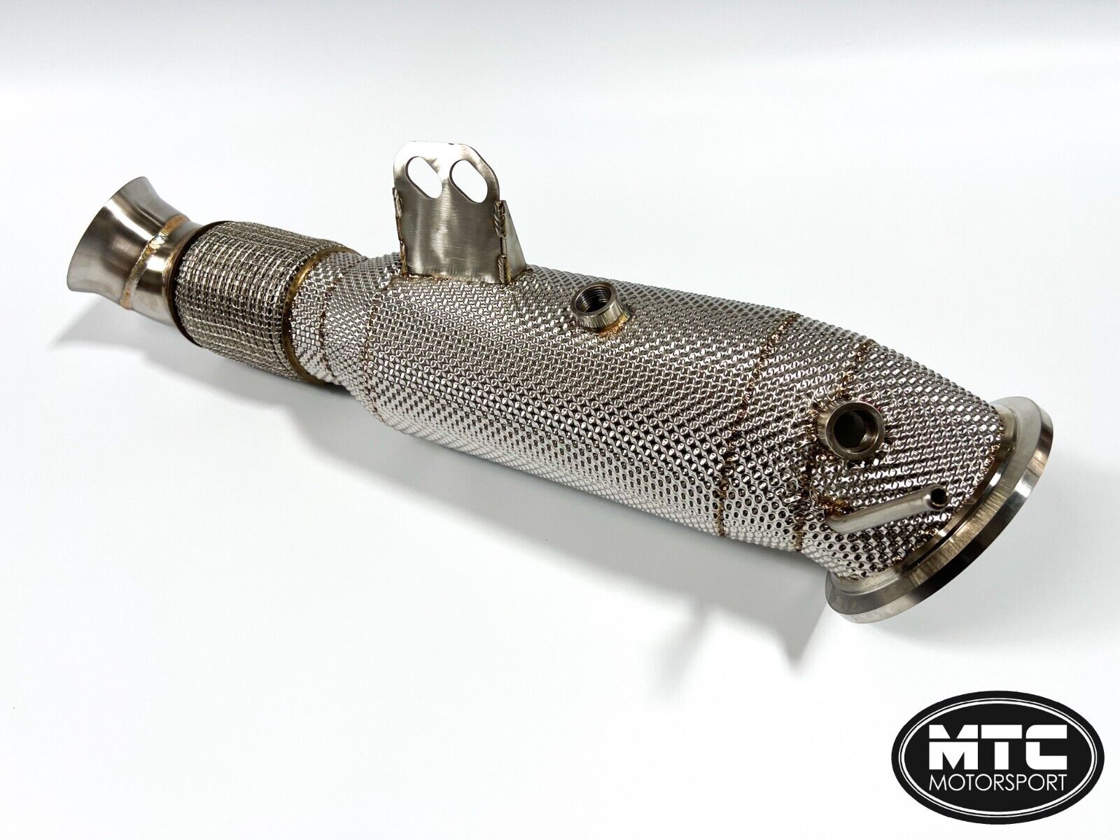 BMW X3 M40i Downpipe 200 Cell Hi-Flow Sports Cat & Heat Shield | MTC Motorsport