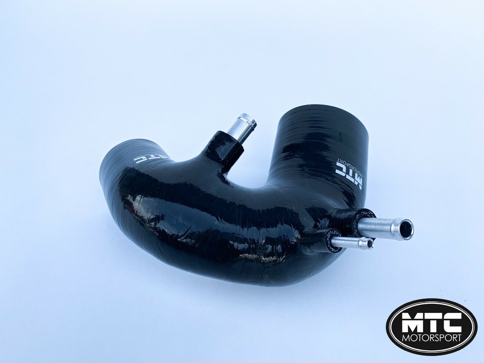 Fiat 500 Abarth T-Jet Silicone Intake Hose Black IHI Turbo | MTC Motorsport