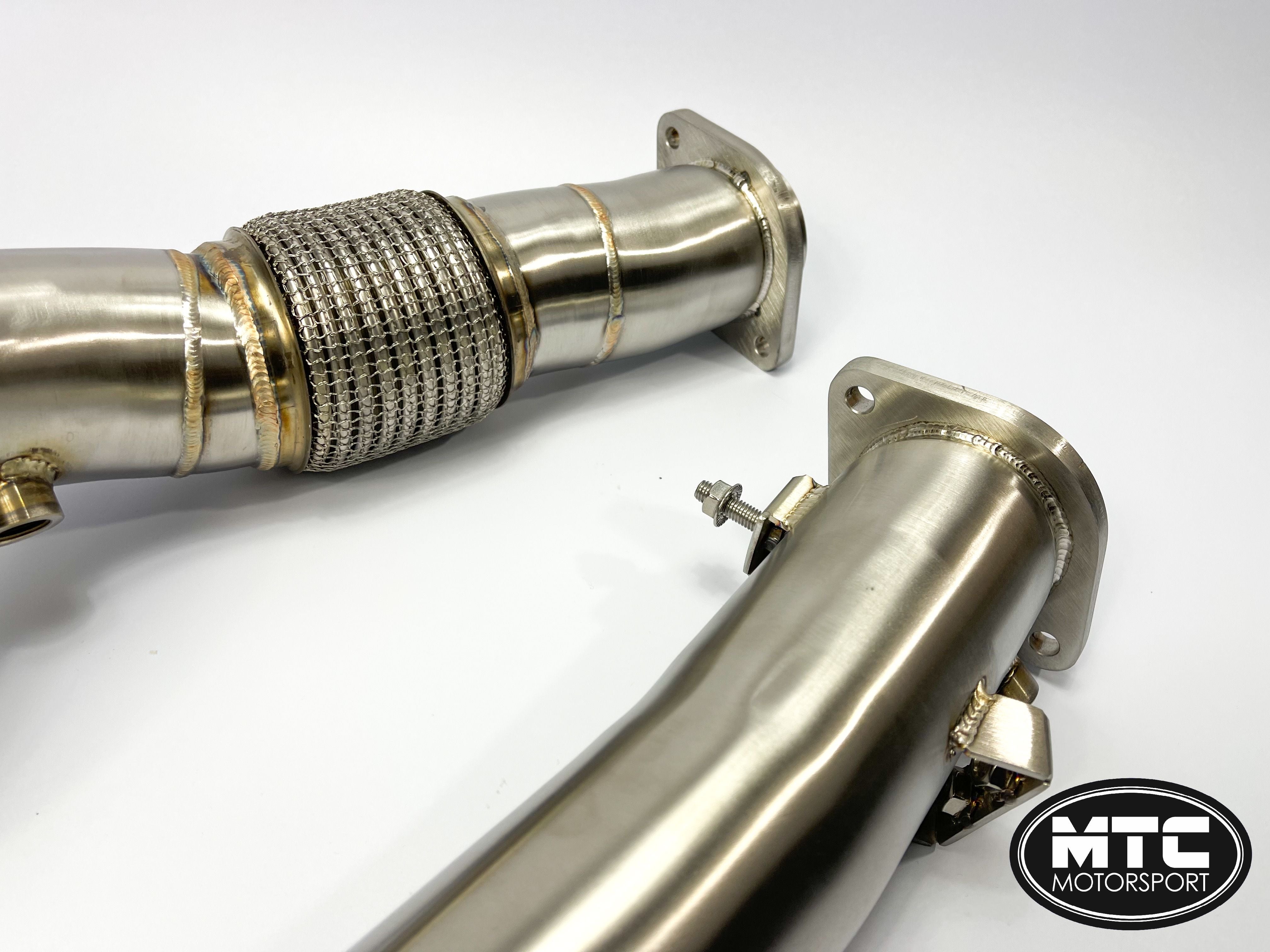 BMW M3 M4 Decat Downpipes Flexi 3” G80 G82 S58 | MTC Motorsport