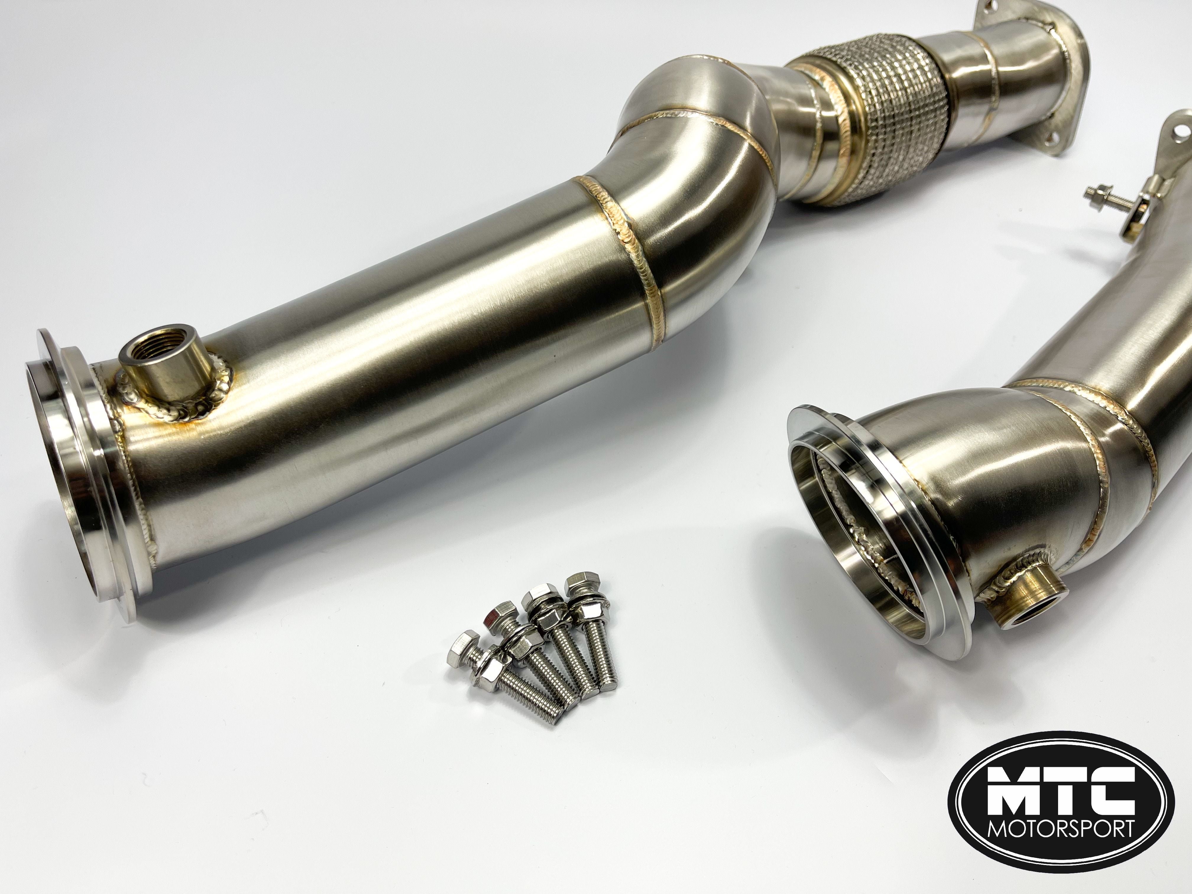 BMW M3 M4 Decat Downpipes Flexi 3” G80 G82 S58 | MTC Motorsport