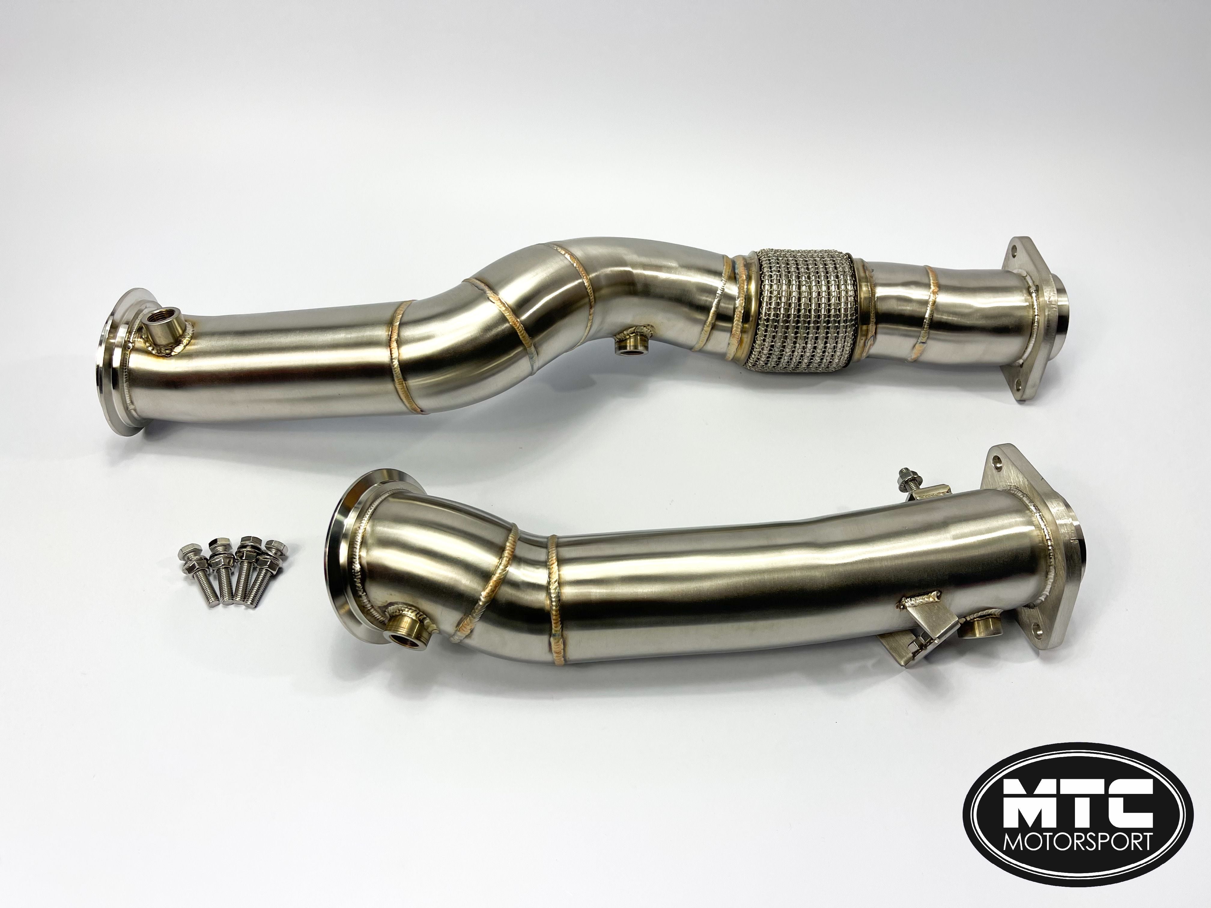 BMW M3 M4 Decat Downpipes Flexi 3” G80 G82 S58 | MTC Motorsport