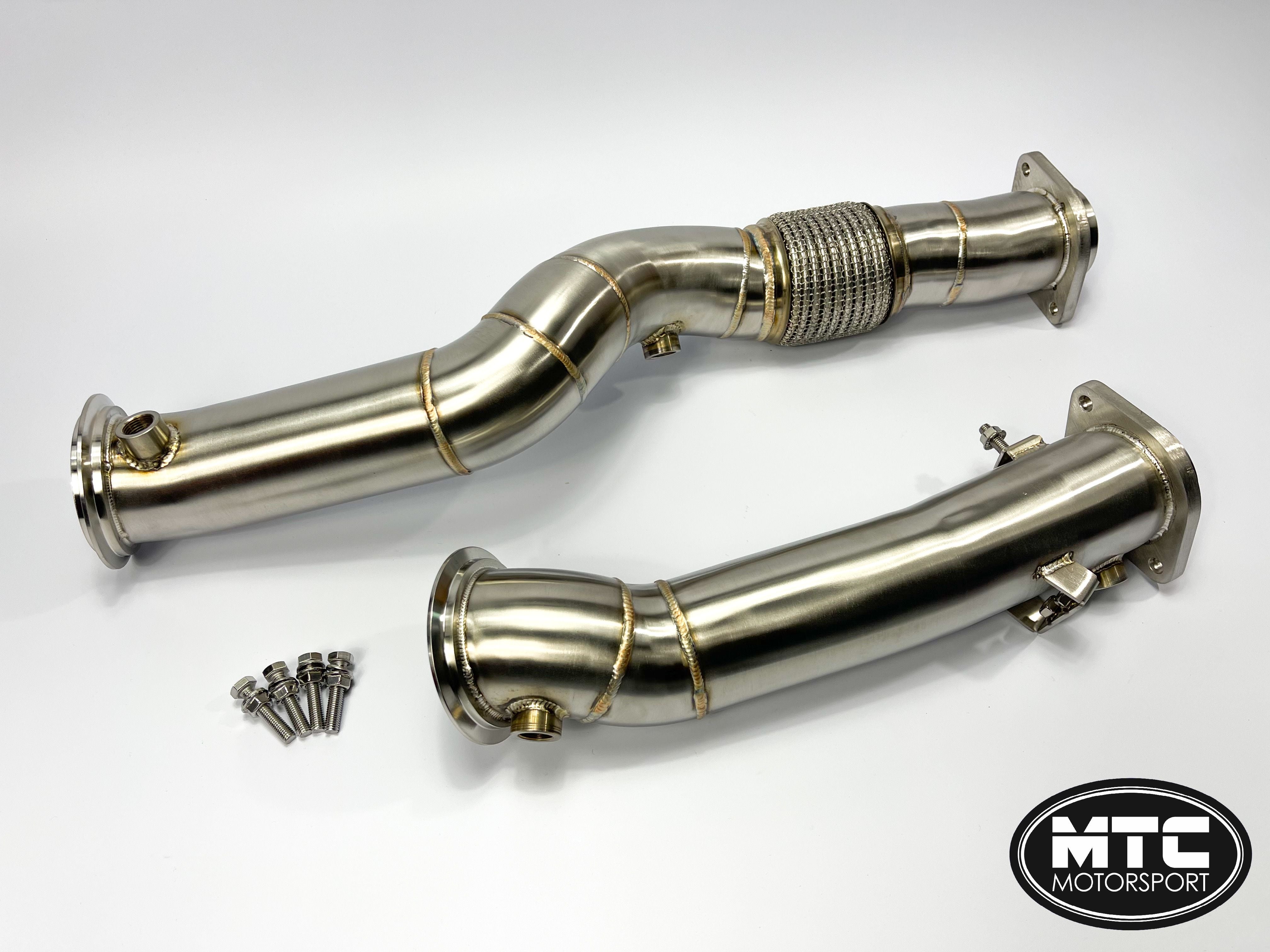 BMW M3 M4 Decat Downpipes Flexi 3” G80 G82 S58 | MTC Motorsport