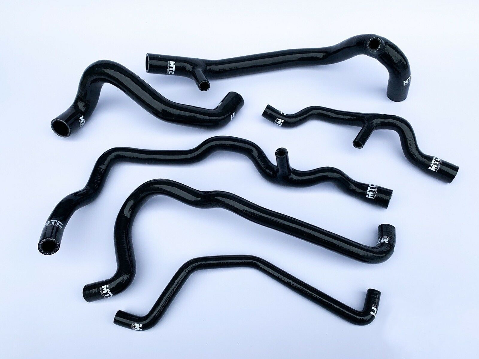 Renault Clio 172 182 Silicone Coolant Hoses for Phase 2 Black | MTC Motorsport