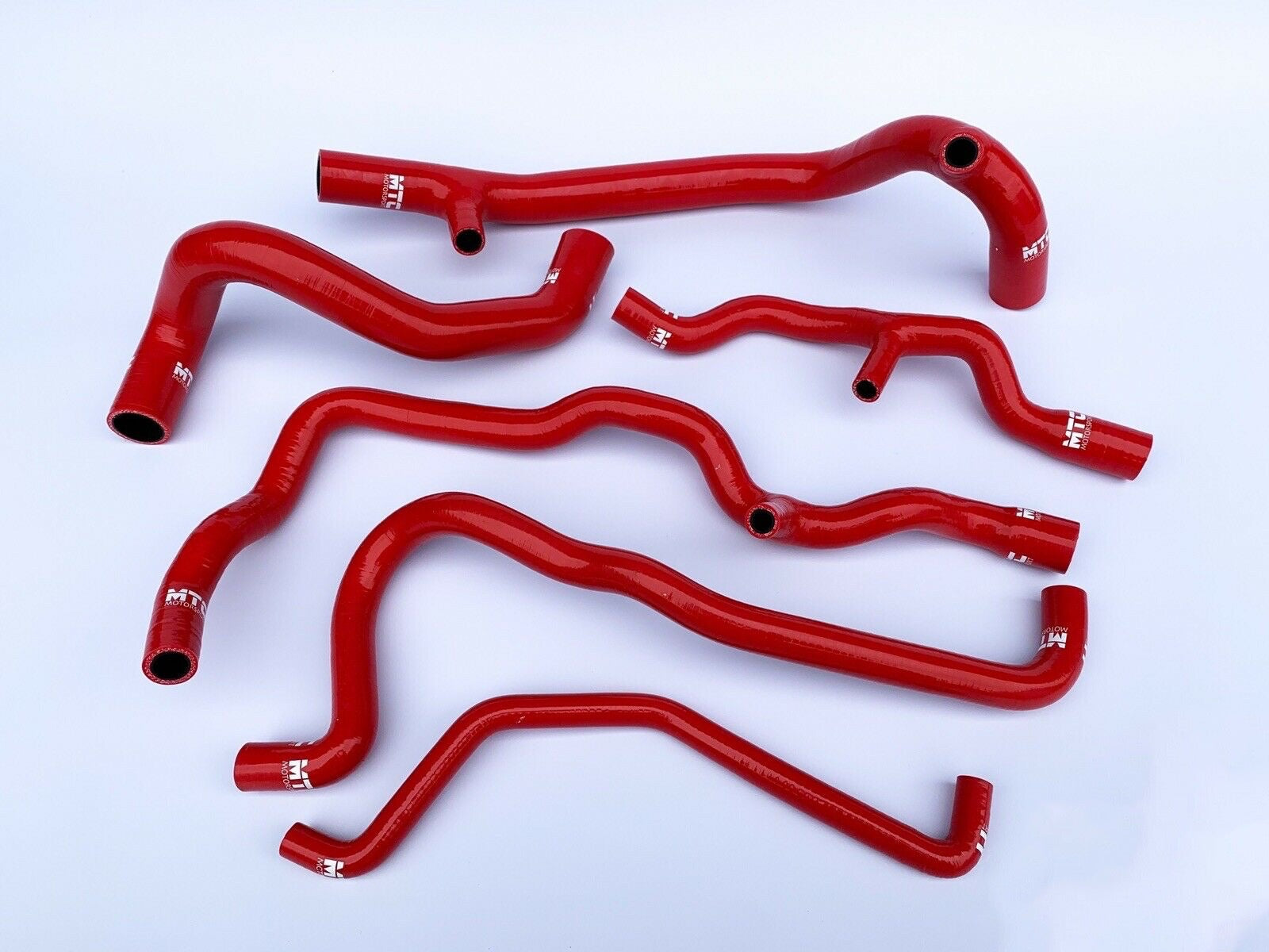 Renault Clio 172 182 Silicone Coolant Hoses for Phase 2 Red | MTC Motorsport