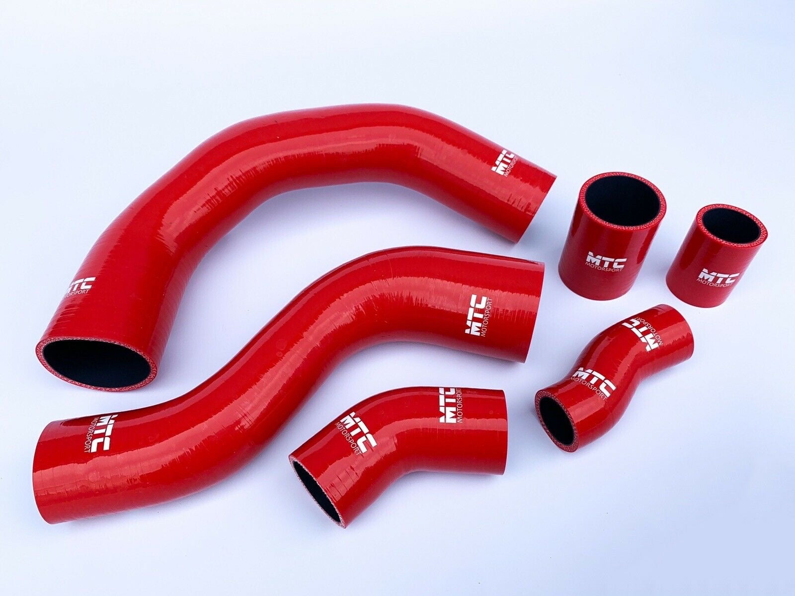 Ford Fiesta MK7 ST ST180 Boost Turbo Intercooler Hoses Red | MTC Motorsport