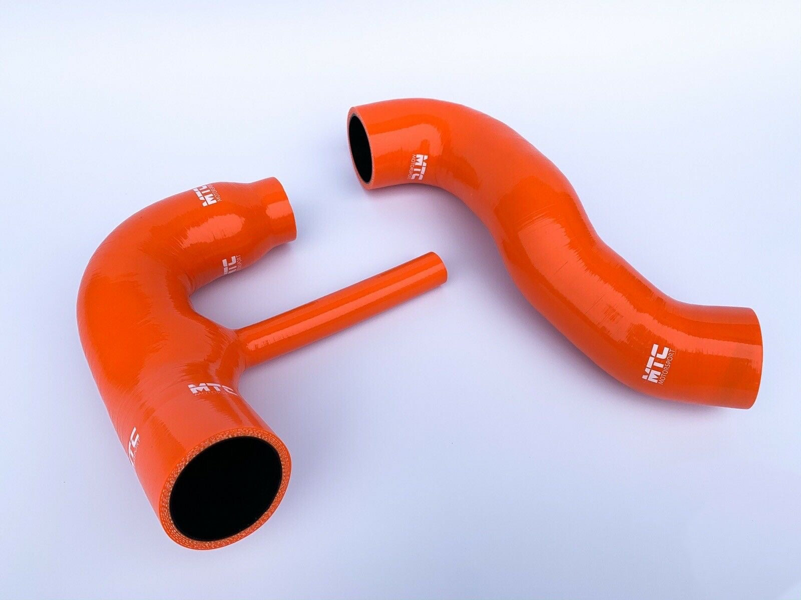 Ford Fiesta 1.0L Ecoboost Induction Turbo Hoses MK7 MK8 Orange | MTC Motorsport