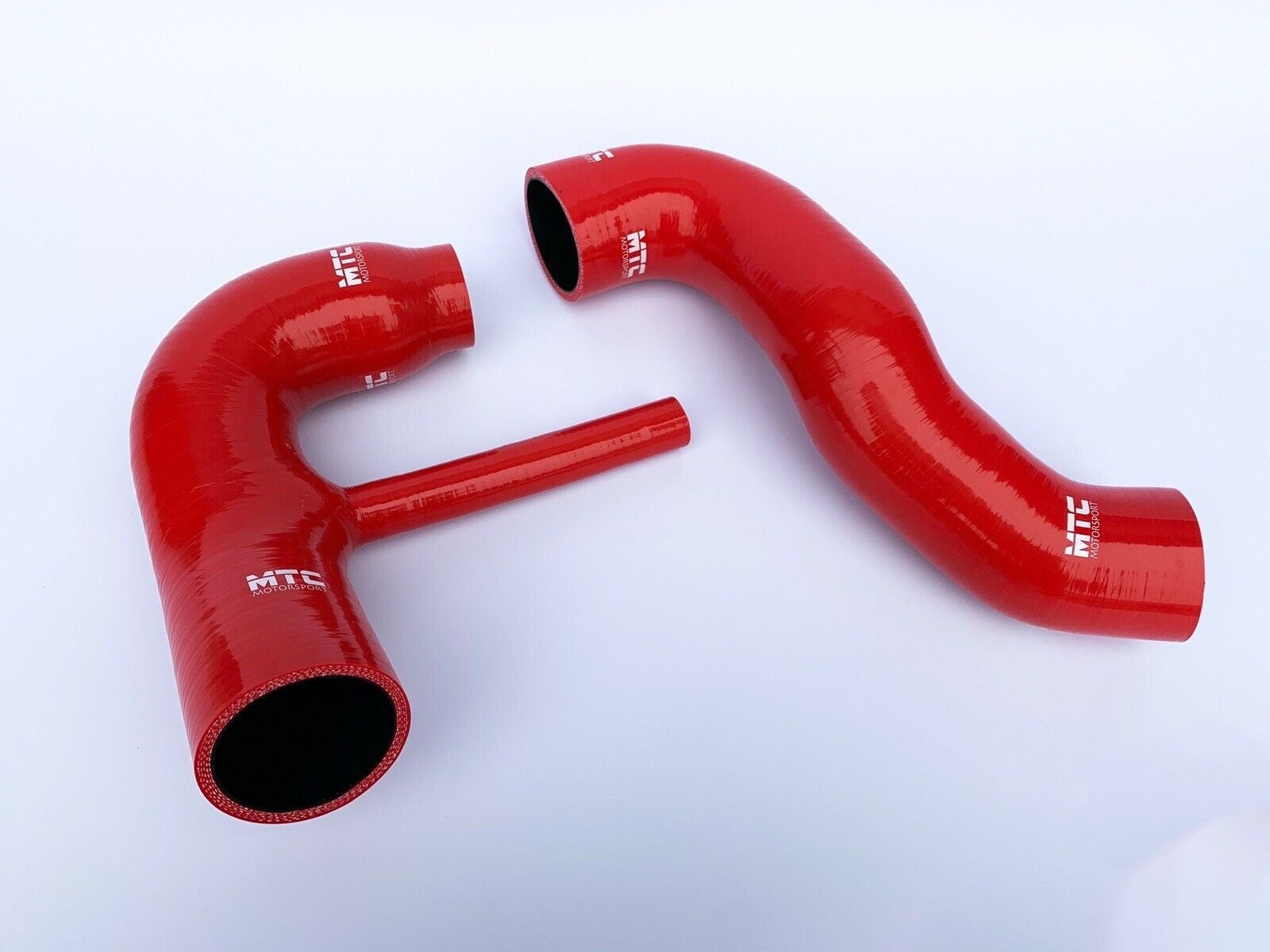 Ford Fiesta 1.0L Ecoboost Induction Turbo Hoses MK7 MK8 Red | MTC Motorsport