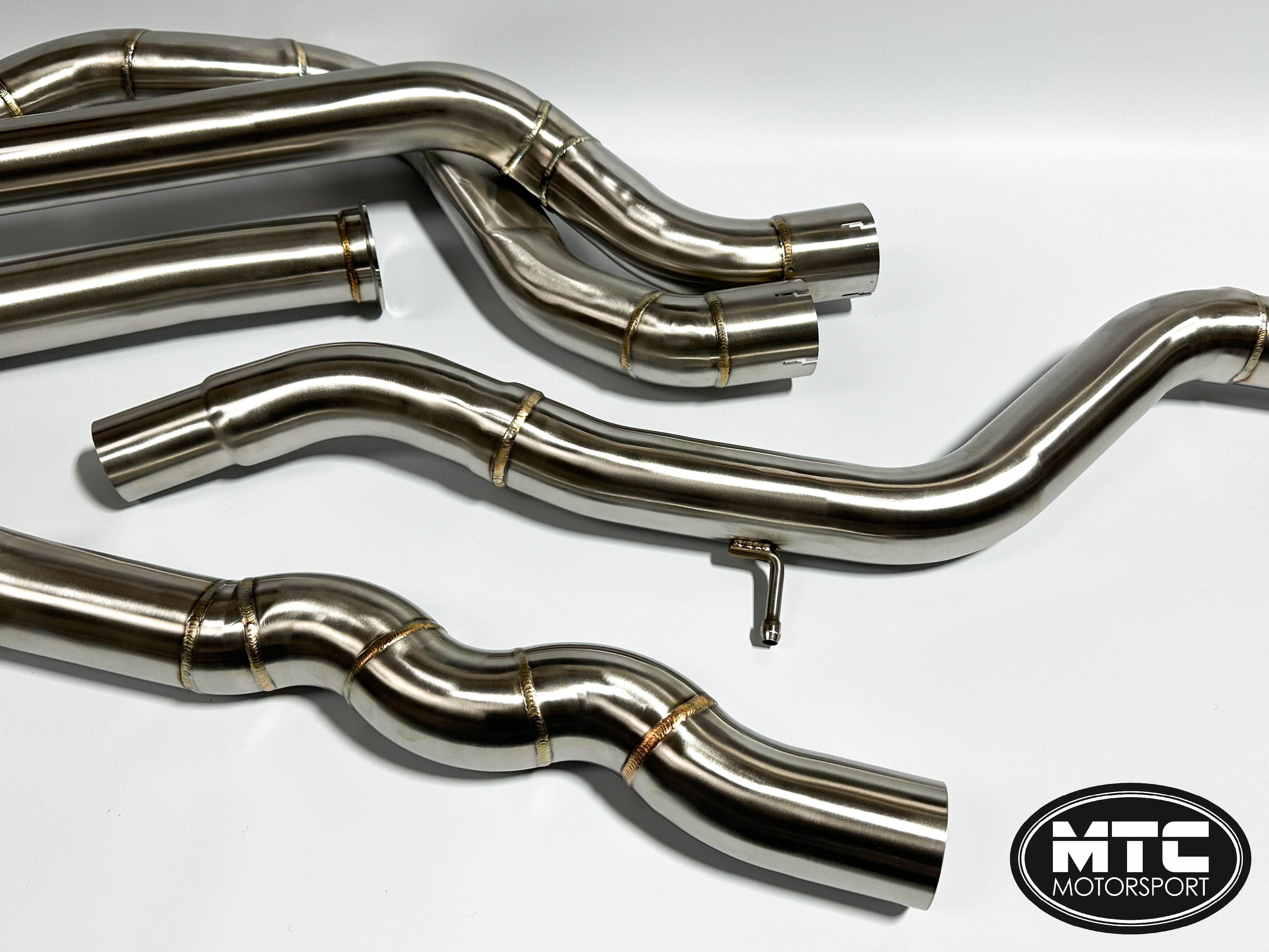 BMW M3 M4 Equal Length Catback Exhaust Mid Pipe F80 F82 S55 3.5”