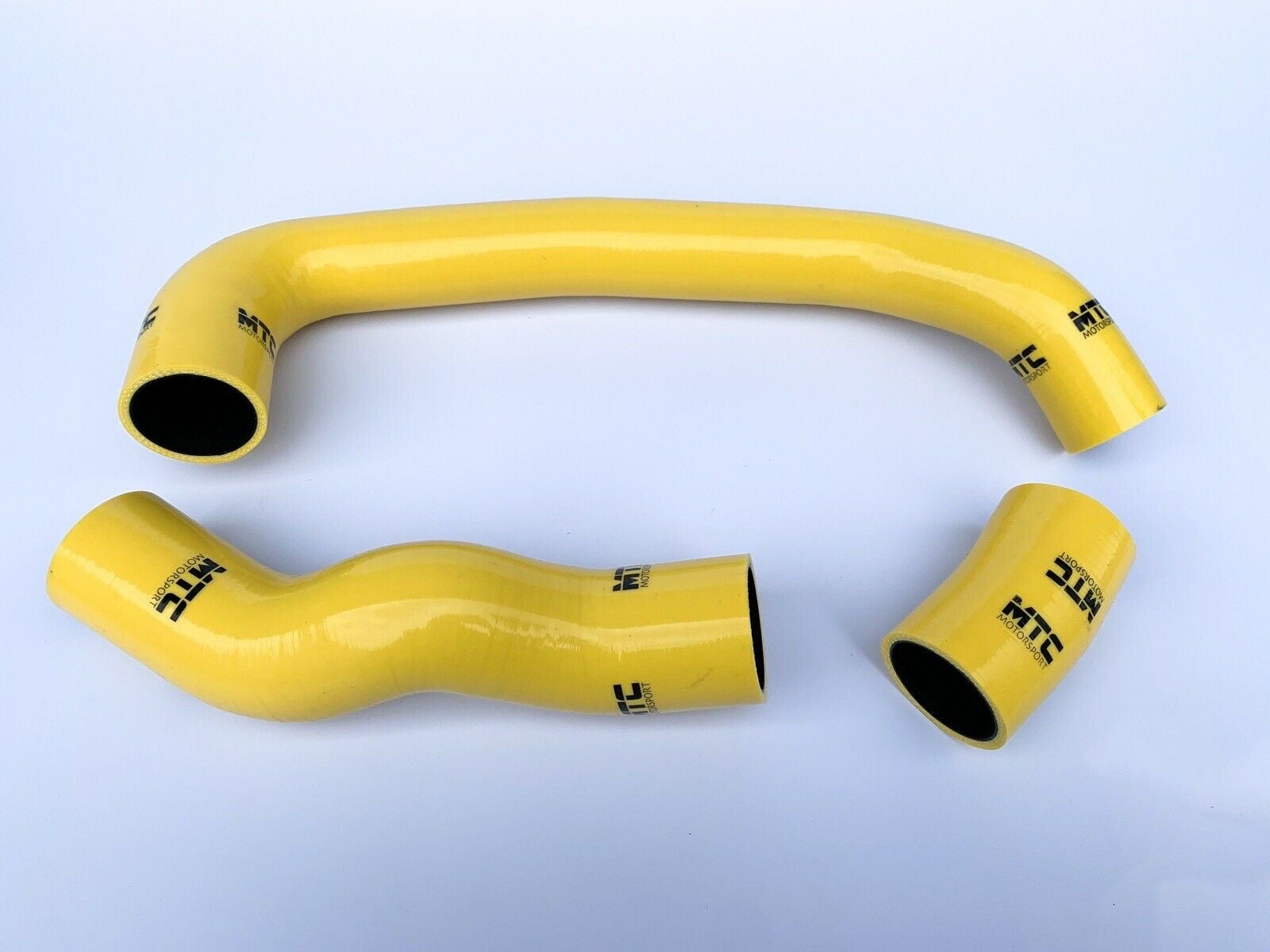 Ford Fiesta MK8 1.0 Ecoboost Intercooler Boost Turbo Hoses Yellow | MTC Motorsport