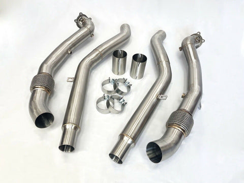 Audi RS6 C7 Decat Downpipes and Mid Pipes RS7